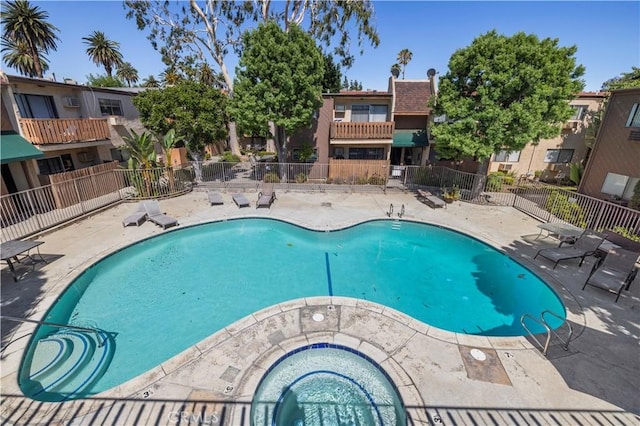 17900 Sherman Way Unit 416, Reseda, CA 91335 - community pool with a patio