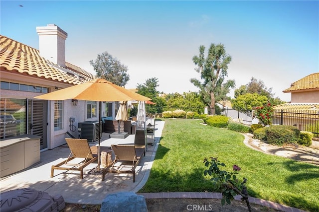 31436 Corte Sonora, Temecula, CA 92592 - view of yard with a patio area and an outdoor living space