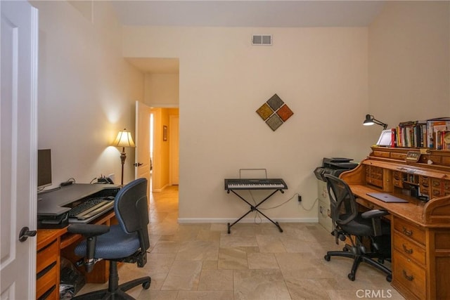 31436 Corte Sonora, Temecula, CA 92592 - office space with light stone finish flooring and baseboards