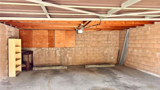 445 W Duarte Rd Unit 5, Arcadia, CA 91007 - garage featuring concrete block wall