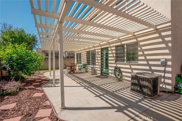 382 Settlers Rd, Upland, CA 91786 - fenced backyard featuring a patio and a pergola