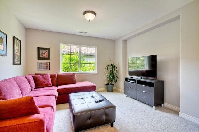 3522 Camino Cereza, Carlsbad, CA 92009 - living area featuring light carpet and baseboards
