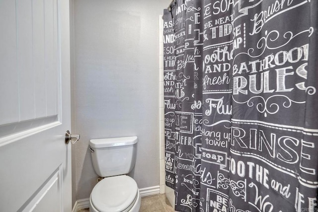3522 Camino Cereza, Carlsbad, CA 92009 - full bathroom featuring toilet, baseboards, and a shower with curtain