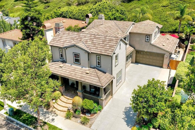 3522 Camino Cereza, Carlsbad, CA 92009 - view from above of property