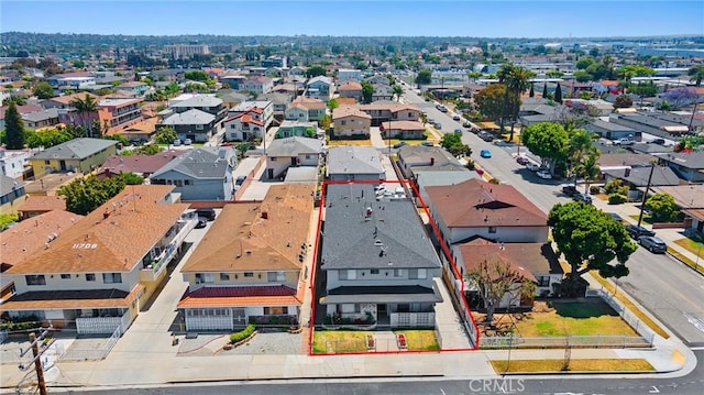 11726 Freeman Ave Unit A, Hawthorne, CA 90250 - aerial view of residential area featuring property parcel outlined