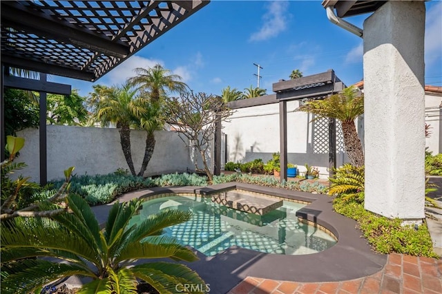 24232 Porto Nuovo, Dana Point, CA 92629 - view of patio / terrace featuring a pergola