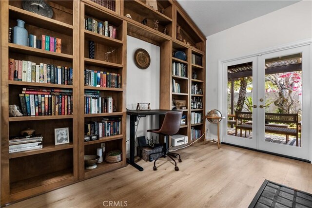 24232 Porto Nuovo, Dana Point, CA 92629 - office with french doors and wood finished floors