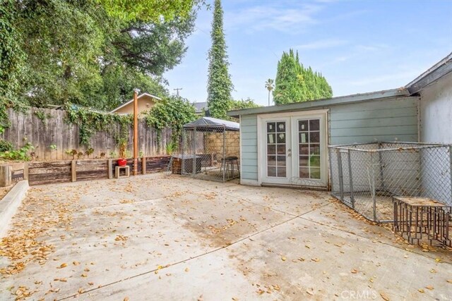 19921 Rambling Rd, Covina, CA 91724 - fenced backyard with a gazebo, a patio, and french doors