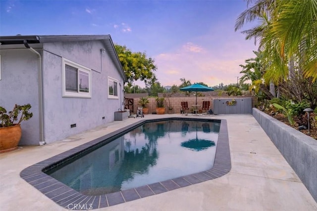 19921 Rambling Rd, Covina, CA 91724 - view of swimming pool with a fenced backyard and a patio