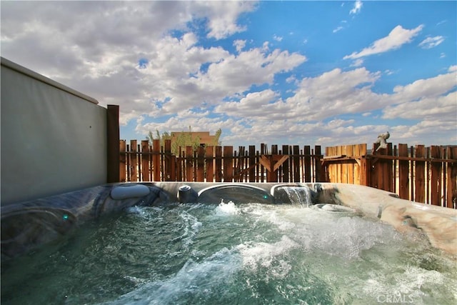 1910 Artesia Ave, Landers, CA 92285 - view of pool featuring a hot tub