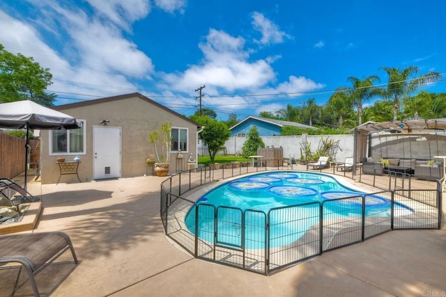 118 W 11th Ave, Escondido, CA 92025 - view of pool featuring a patio area and a pergola