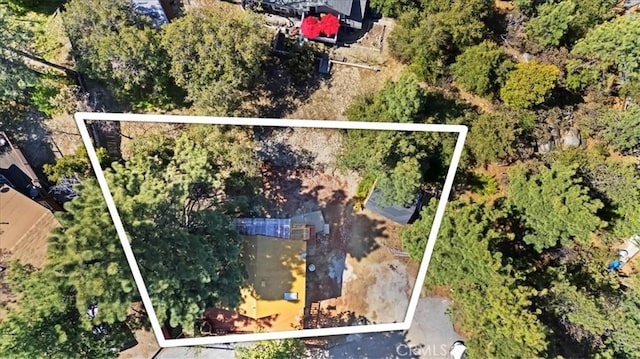 26745 Hopkins Rd, Idyllwild, CA 92549 - view of property location with property boundaries highlighted