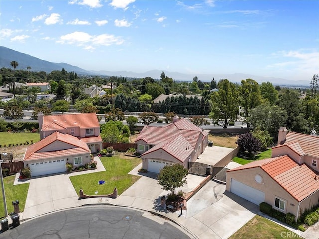 1214 Mallorca St, Upland, CA 91784 - aerial perspective of suburban area with mountains