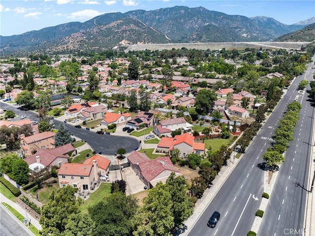 1214 Mallorca St, Upland, CA 91784 - aerial view of residential area featuring a mountain backdrop