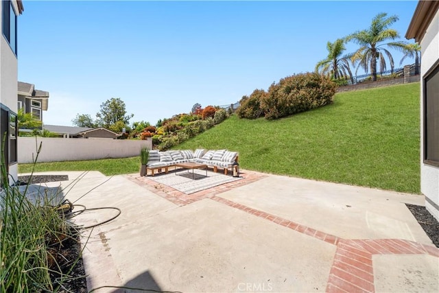 22011 La Puente Rd, Walnut, CA 91789 - view of patio / terrace featuring an outdoor living space