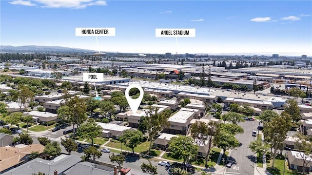 1121 S Dover Cir Unit C44K, Anaheim, CA 92805 - aerial view