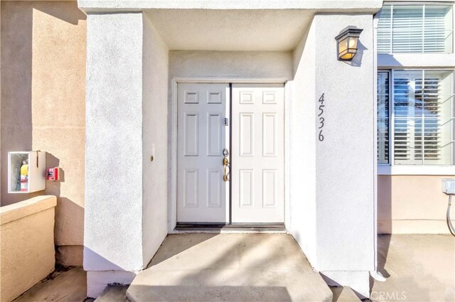 4536 Montecito Dr, La Palma, CA 90623 - entrance to property with stucco siding
