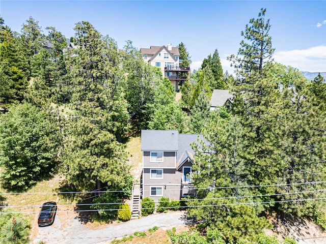27638 St Bernard Ln, Lake Arrowhead, CA 92352 - bird's eye view