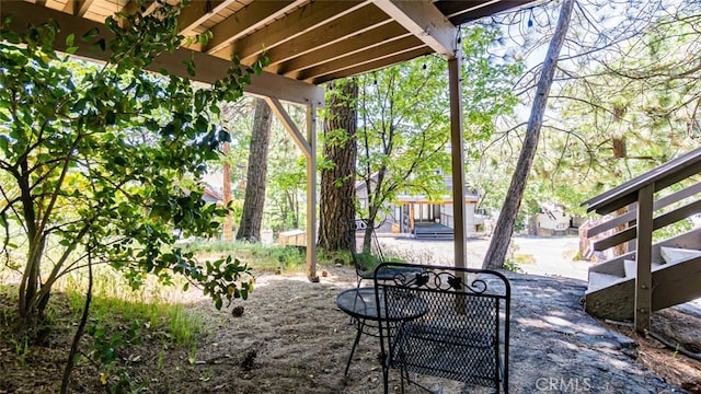 27638 St Bernard Ln, Lake Arrowhead, CA 92352 - view of patio