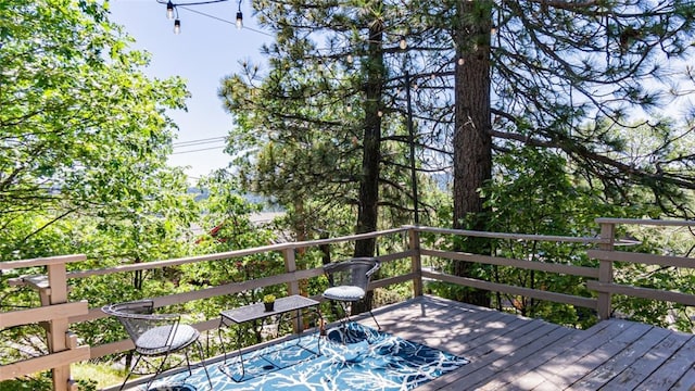 27638 St Bernard Ln, Lake Arrowhead, CA 92352 - view of deck