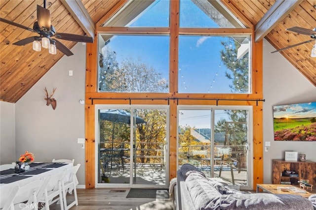 27638 St Bernard Ln, Lake Arrowhead, CA 92352 - sunroom featuring plenty of natural light