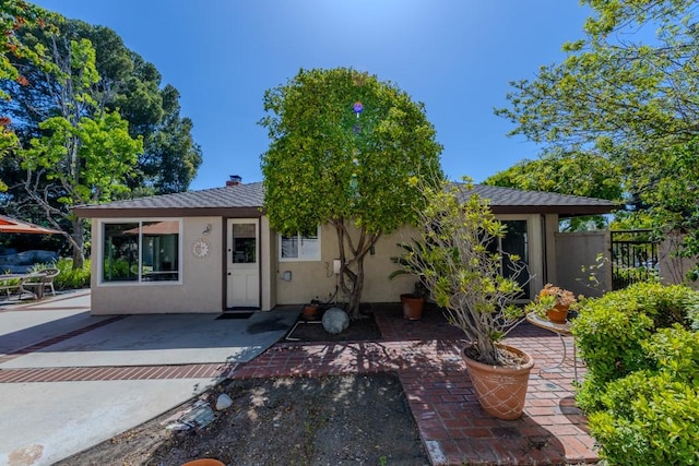 18269 Laurel View Dr, Yorba Linda, CA 92886 - view of front of house with stucco siding and a patio