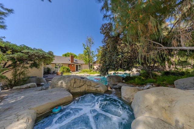 18269 Laurel View Dr, Yorba Linda, CA 92886 - swimming pool with an outdoor hot tub