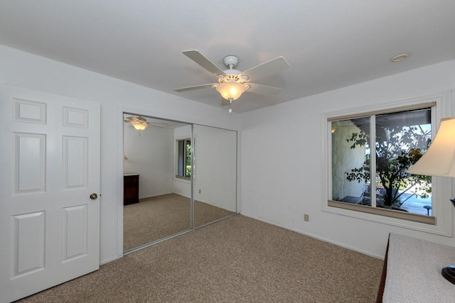18269 Laurel View Dr, Yorba Linda, CA 92886 - unfurnished bedroom featuring carpet, a closet, and ceiling fan