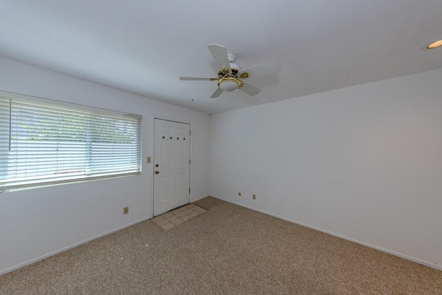 18269 Laurel View Dr, Yorba Linda, CA 92886 - spare room with light colored carpet and ceiling fan