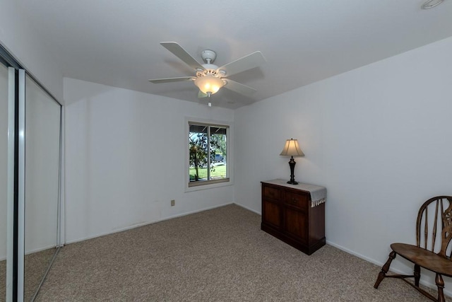 18269 Laurel View Dr, Yorba Linda, CA 92886 - bedroom featuring light carpet, a closet, and ceiling fan