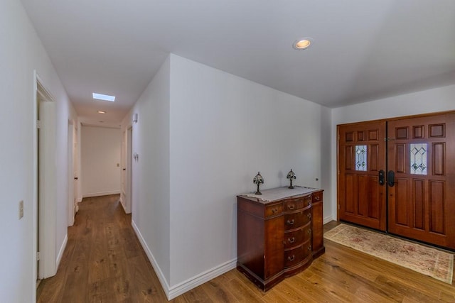 18269 Laurel View Dr, Yorba Linda, CA 92886 - foyer featuring light wood-type flooring and recessed lighting