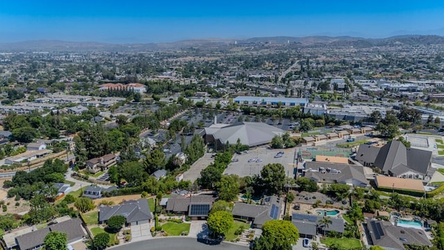 18269 Laurel View Dr, Yorba Linda, CA 92886 - aerial view of property and surrounding area with mountains and nearby suburban area