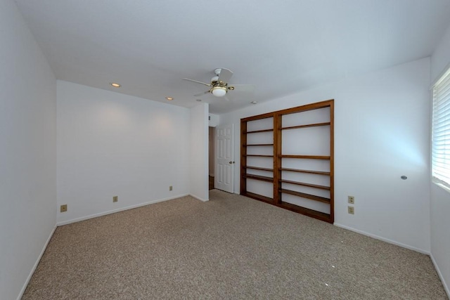 18269 Laurel View Dr, Yorba Linda, CA 92886 - carpeted spare room with a ceiling fan and recessed lighting