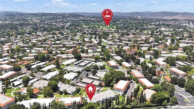 2119 Via Puerta Unit Q, Laguna Woods, CA 92637 - drone / aerial view of a mountain backdrop