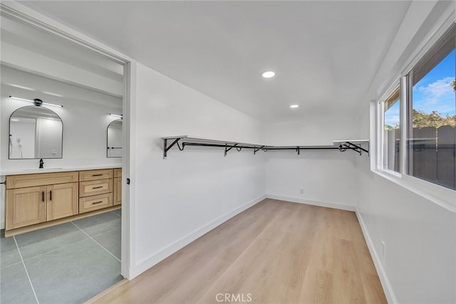 1321 S 8th Ave, Arcadia, CA 91006 - spacious closet with a sink and light wood-style flooring