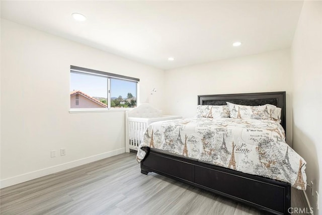 20128 Cavern Ct, Saugus, CA 91390 - bedroom featuring wood finished floors, baseboards, and recessed lighting