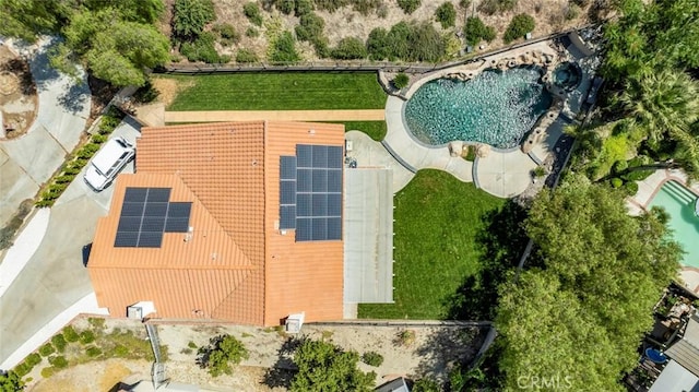 20128 Cavern Ct, Saugus, CA 91390 - view of subject property with a pool area