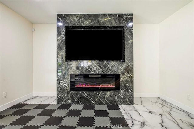 20128 Cavern Ct, Saugus, CA 91390 - detailed view of baseboards and a high end fireplace