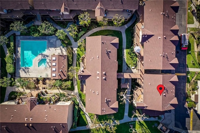 4201 W 5th St Unit 218, Santa Ana, CA 92703 - aerial view of a pool
