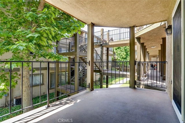 4201 W 5th St Unit 218, Santa Ana, CA 92703 - balcony with stairway
