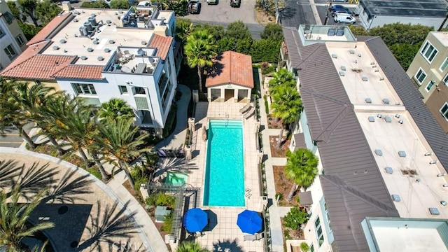 1207 Doheny Way, Dana Point, CA 92629 - drone / aerial view of a pool