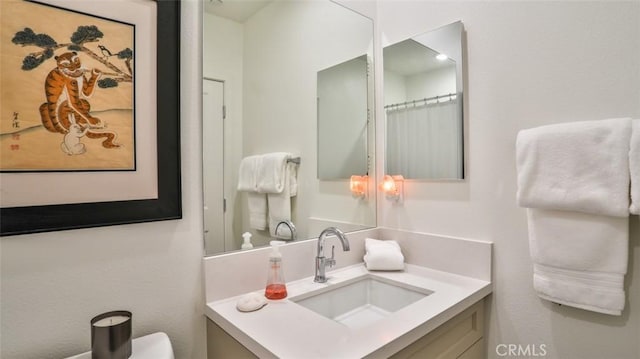 1207 Doheny Way, Dana Point, CA 92629 - bathroom with vanity and toilet