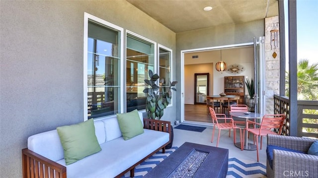 1207 Doheny Way, Dana Point, CA 92629 - view of patio featuring an outdoor hangout area