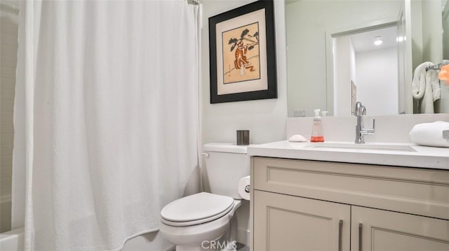 1207 Doheny Way, Dana Point, CA 92629 - bathroom featuring vanity and shower / bath combo with shower curtain