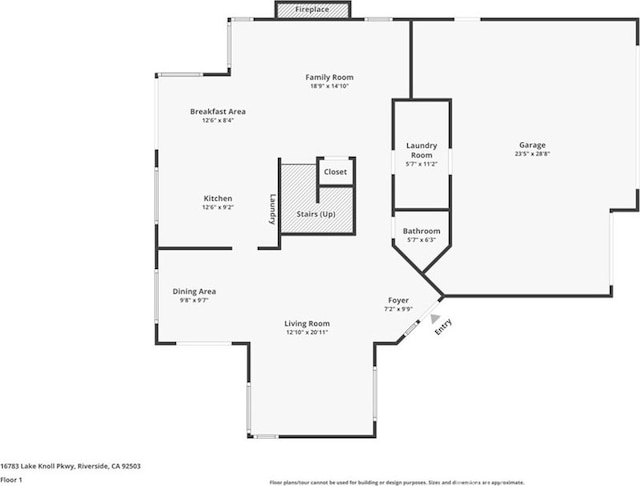 16783 Lake Knl, Riverside, CA 92503 - room layout