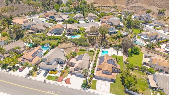 16783 Lake Knl, Riverside, CA 92503 - aerial view of residential area featuring a pool area