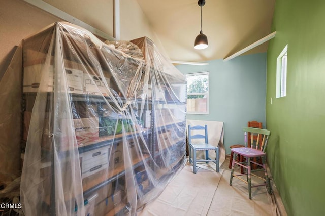 829 E Ada Ave, Glendora, CA 91741 - sitting room featuring vaulted ceiling