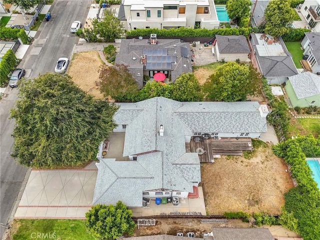4622 Burnet Ave, Sherman Oaks, CA 91403 - aerial view of residential area featuring a pool