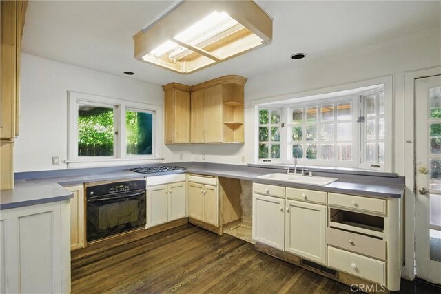 915 Poplar St, Chico, CA 95928 - kitchen with oven, a sink, stainless steel gas cooktop, and healthy amount of natural light