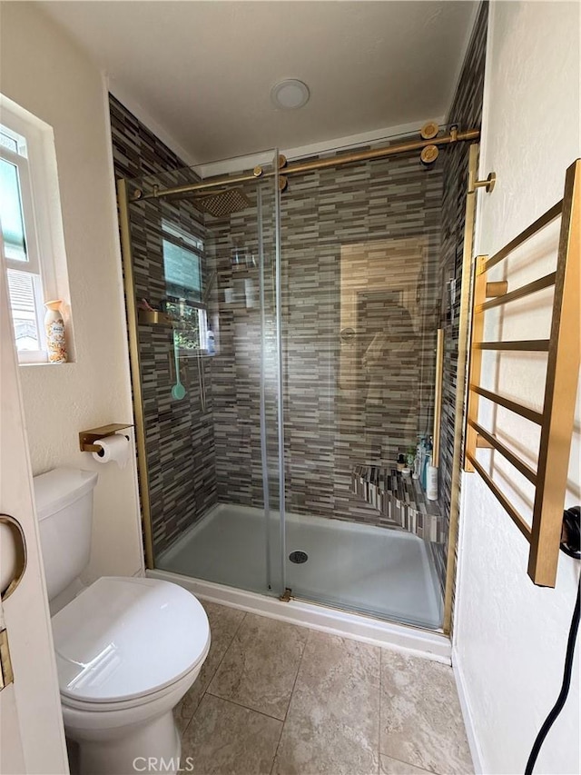 8730 Twin Trails Dr, San Diego, CA 92129 - full bathroom featuring tile patterned flooring and a stall shower